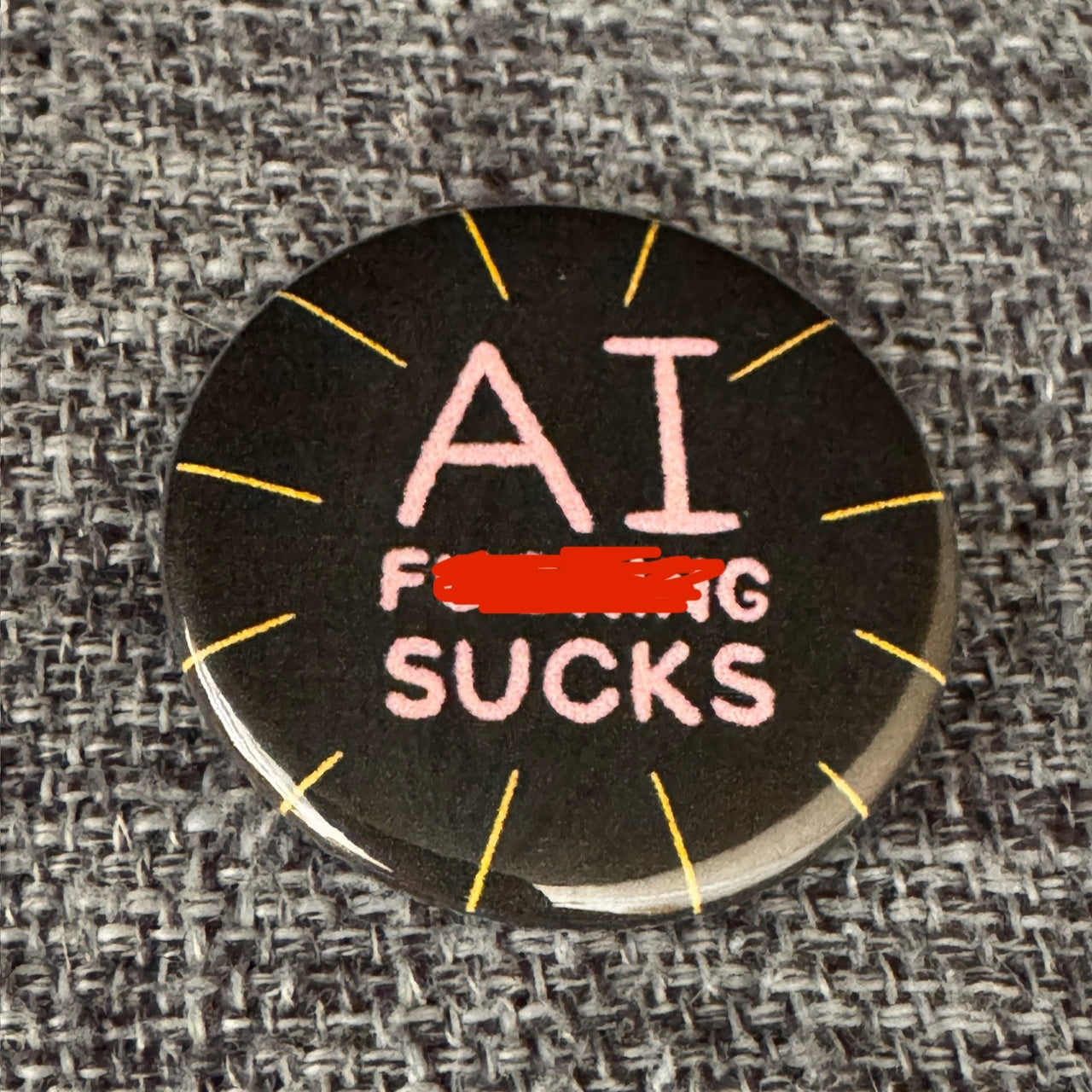 AI F*cking Sucks button