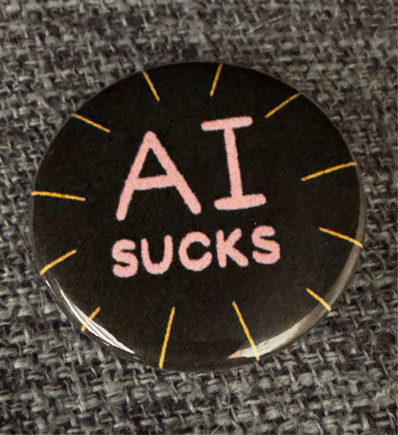 AI Sucks button